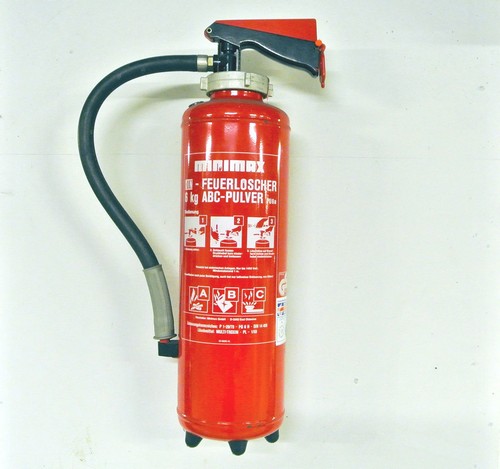mounting of a fire extinguisher