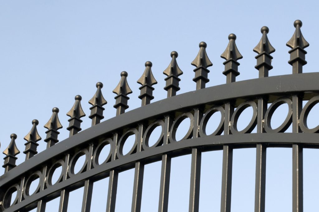 Iron gate for security